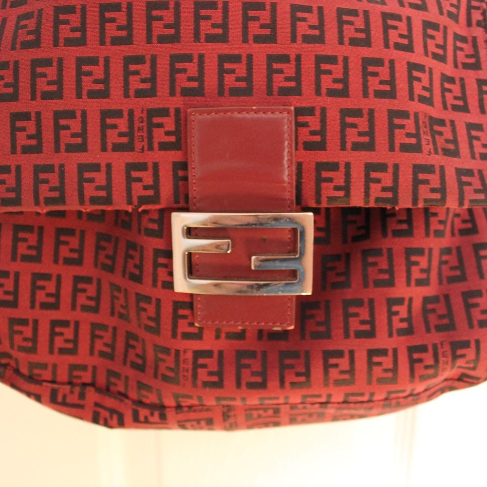 USED Fendi Print Shoulder Bag